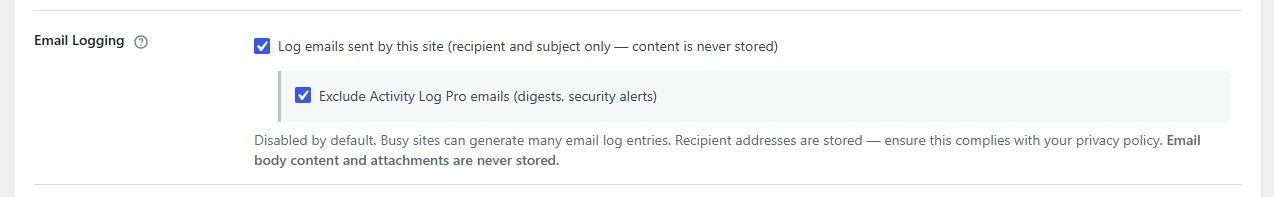 See when important email left your site - without storing message content.